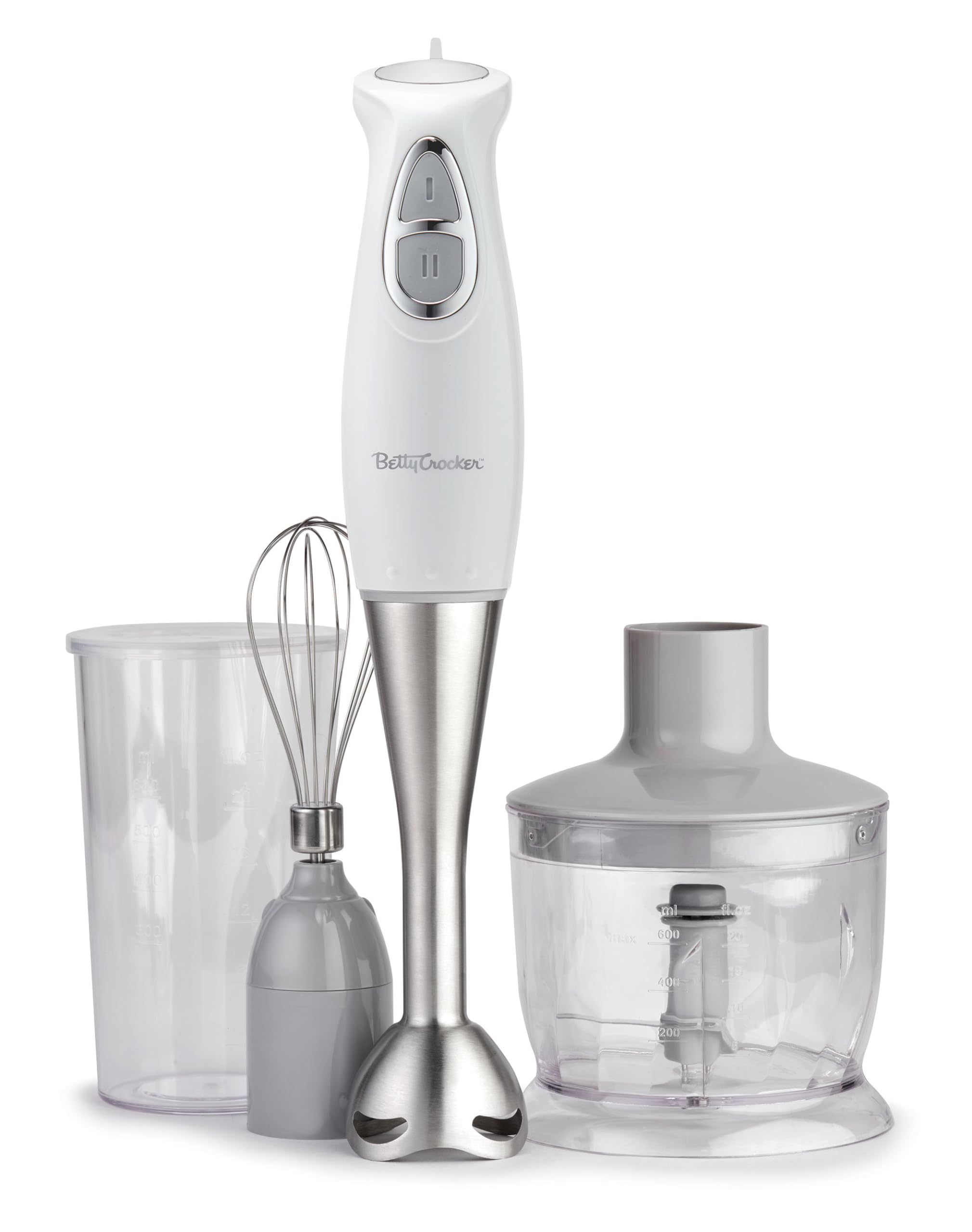 Amazon.com: BETTY CROCKER Immersion Blender for Home & Kitchen, 2
